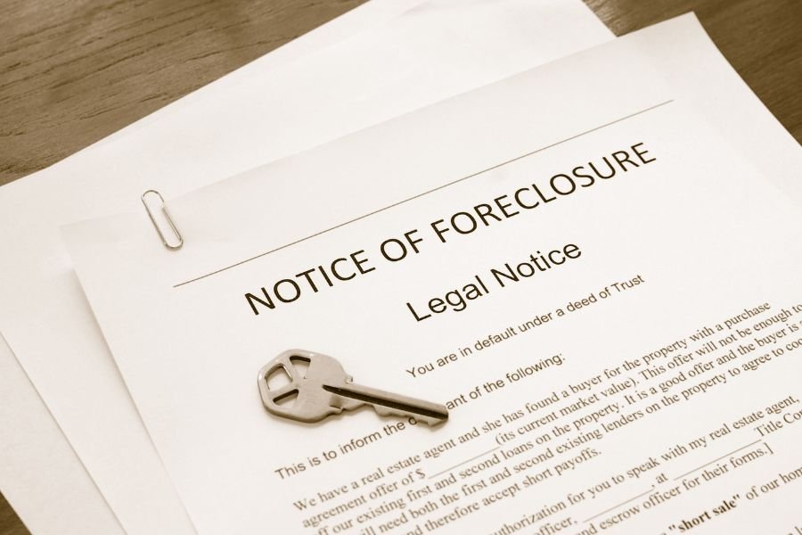 foreclosure notice in El Paso